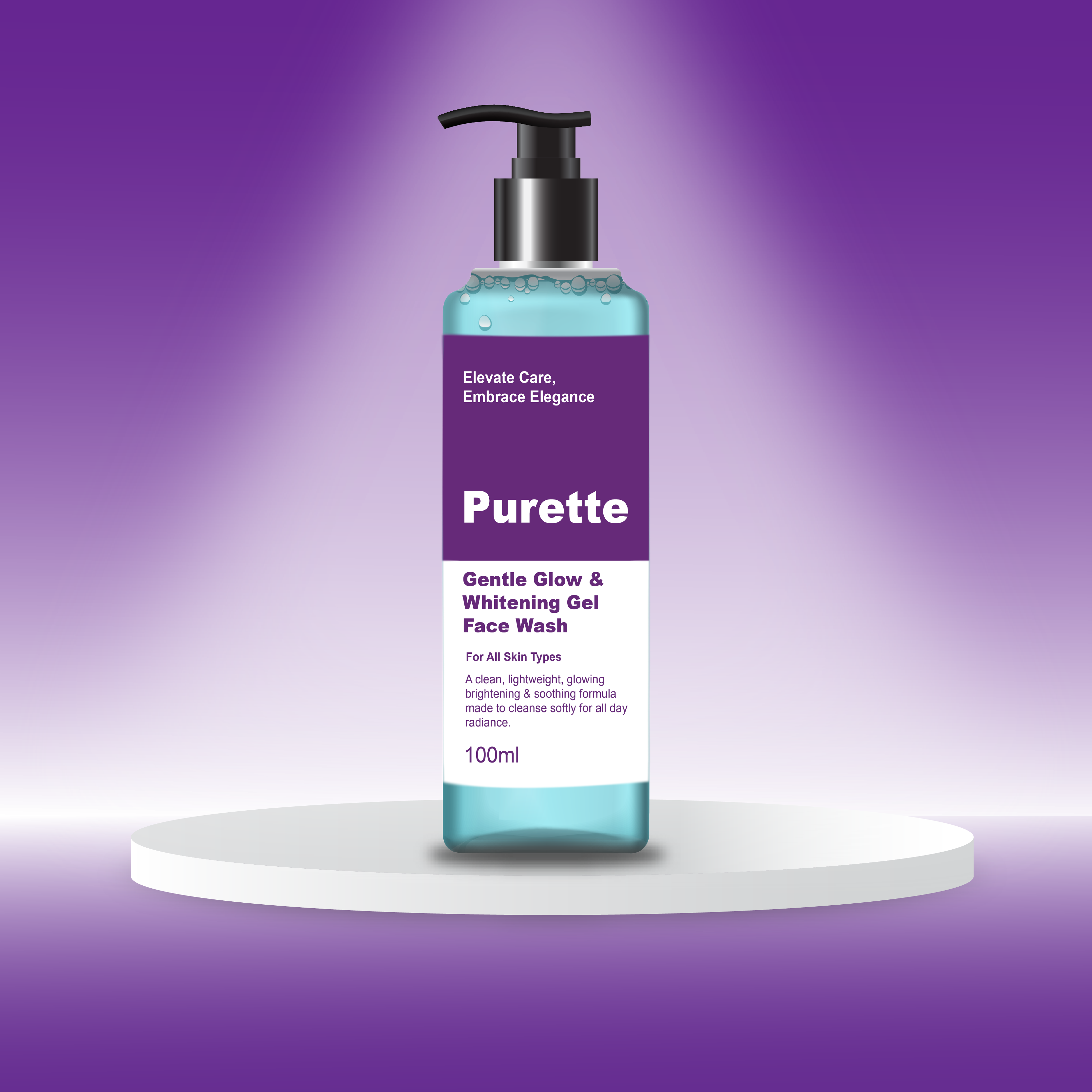 Purette - Glow & Whitening Gel Facewash